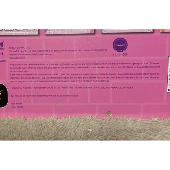 Hello Kitty & Friends 2025 16-Month Wall Calendar By DateWorks Sanrio Sealed - Picture 4 of 5